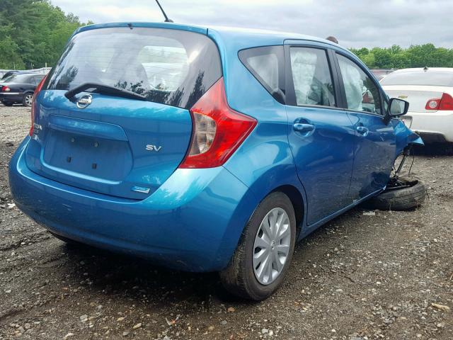 3N1CE2CP7FL375191 - 2015 NISSAN VERSA NOTE BLUE photo 4