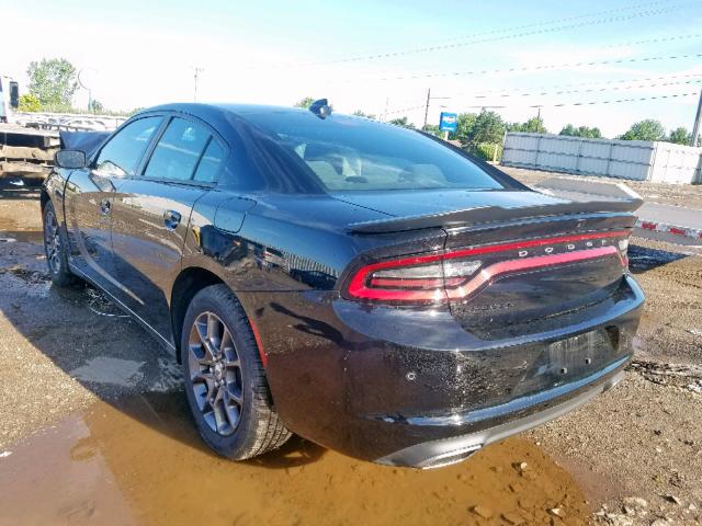 2C3CDXJG2JH230971 - 2018 DODGE CHARGER GT BLACK photo 3