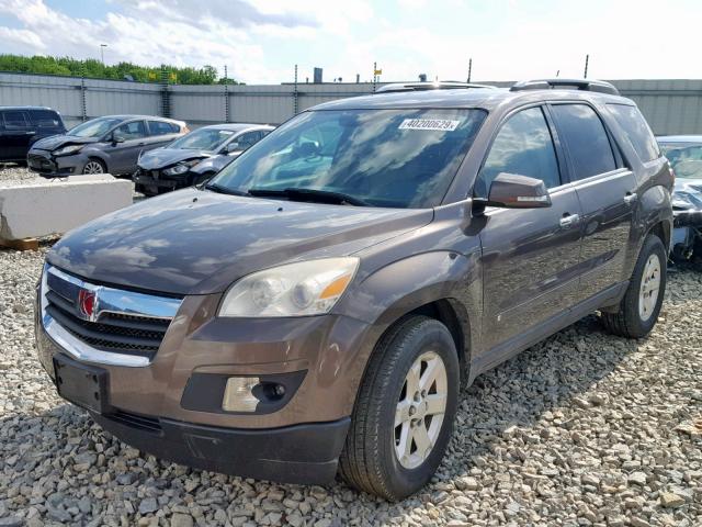 5GZEV23717J137799 - 2007 SATURN OUTLOOK XR BROWN photo 2