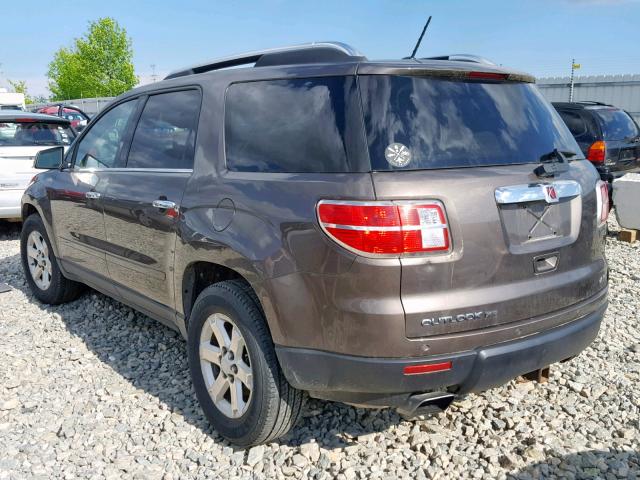 5GZEV23717J137799 - 2007 SATURN OUTLOOK XR BROWN photo 3