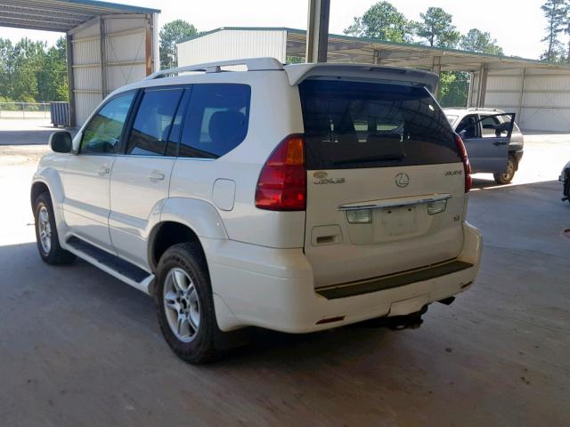 JTJBT20X460122942 - 2006 LEXUS GX 470 WHITE photo 3