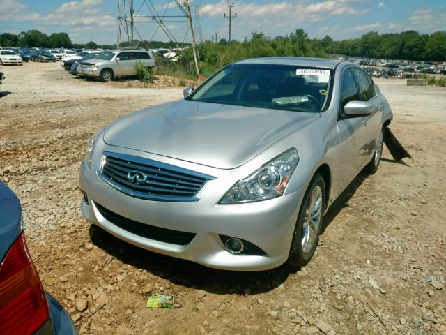 JN1CV6AP1BM301548 - 2011 INFINITI G37 BASE SILVER photo 2