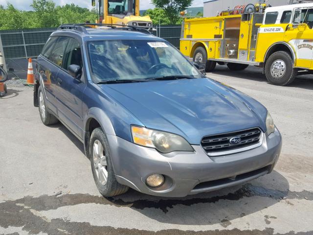 4S4BP61C757392615 - 2005 SUBARU LEGACY OUT BLUE photo 1