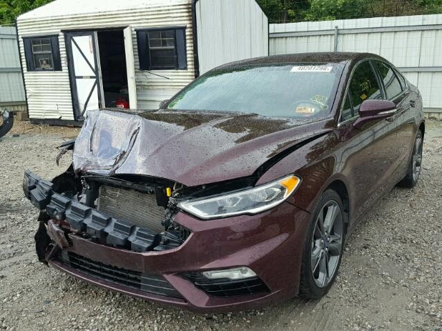 3FA6P0VP9HR170404 - 2017 FORD FUSION SPO PURPLE photo 2