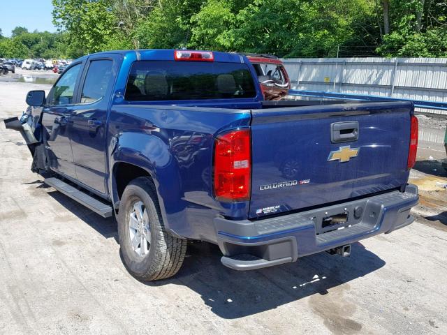 1GCGSBEN3K1282995 - 2019 CHEVROLET COLORADO BLUE photo 3