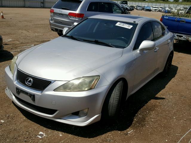 JTHBE262872011243 - 2007 LEXUS IS 350 SILVER photo 2