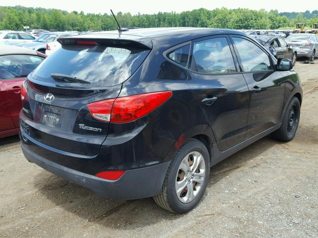 KM8JT3AB3BU247159 - 2011 HYUNDAI TUCSON GL BLACK photo 4