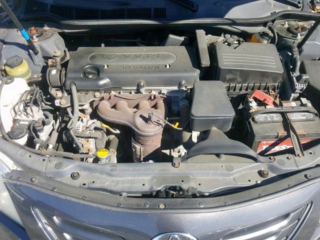 4T1BE46K87U723751 - 2007 TOYOTA CAMRY NEW GRAY photo 7