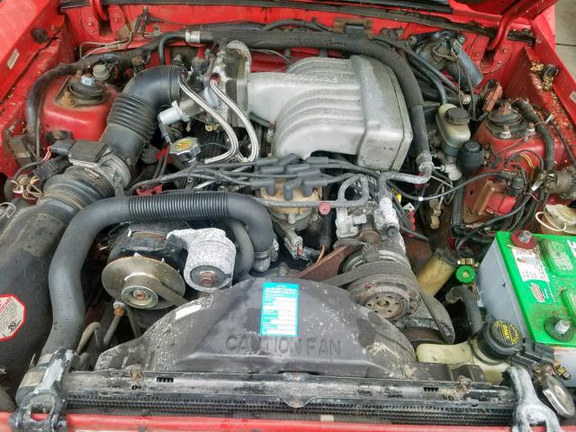 1FACP44E7NF175698 - 1992 FORD MUSTANG LX RED photo 7
