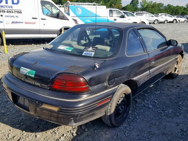 1G2NE15MXSM500188 - 1995 PONTIAC GRAND AM S BLACK photo 4