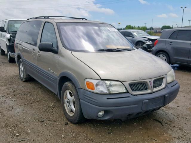 1GMDX03E2YD218283 - 2000 PONTIAC MONTANA TAN photo 1