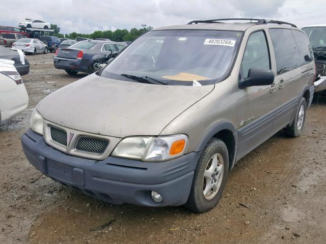 1GMDX03E2YD218283 - 2000 PONTIAC MONTANA TAN photo 2