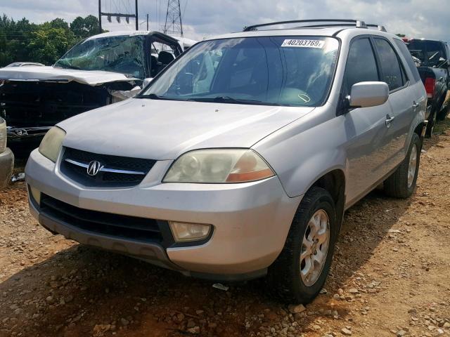 2HNYD18812H514505 - 2002 ACURA MDX TOURIN SILVER photo 2