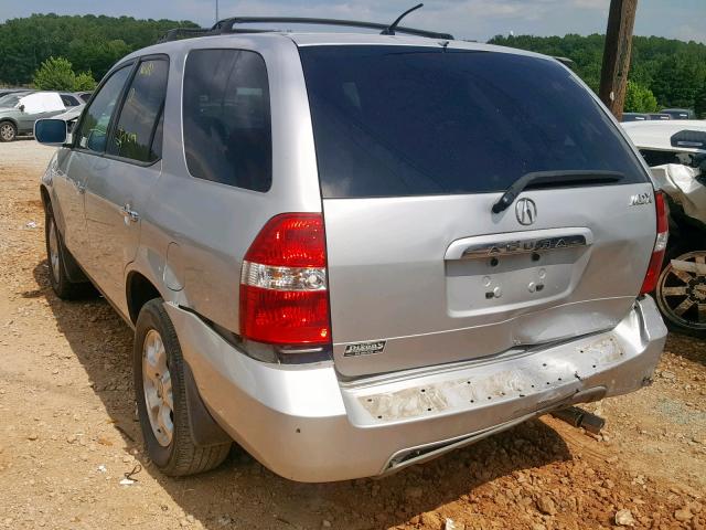 2HNYD18812H514505 - 2002 ACURA MDX TOURIN SILVER photo 3