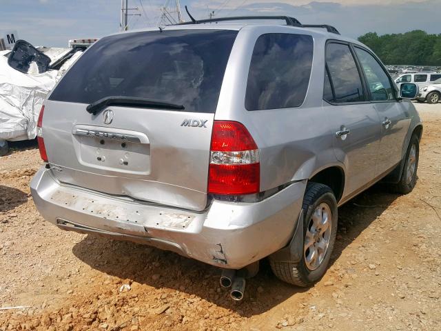 2HNYD18812H514505 - 2002 ACURA MDX TOURIN SILVER photo 4