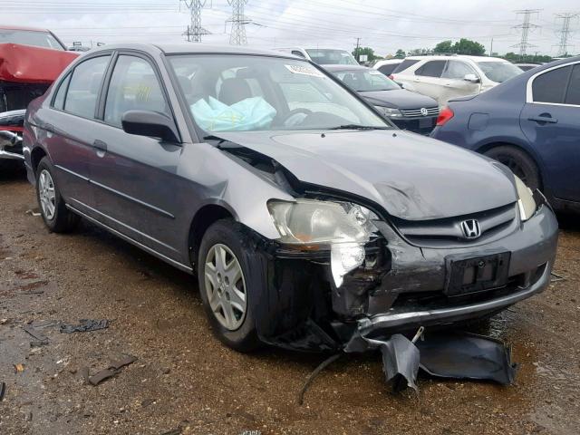 2HGES16365H587168 - 2005 HONDA CIVIC DX V GRAY photo 1