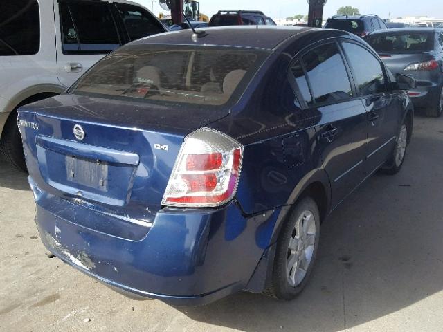 3N1AB61E59L651560 - 2009 NISSAN SENTRA 2.0 BLUE photo 4