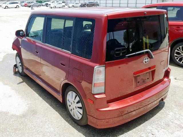 JTLKT334864122790 - 2006 TOYOTA SCION XB 红色 照片 3