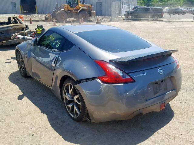 JN1AZ4EHXFM442420 - 2015 NISSAN 370Z BASE GRAY photo 3