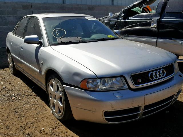 WAURD68D21A093652 - 2001 AUDI S4 2.7 QUA SILVER photo 1