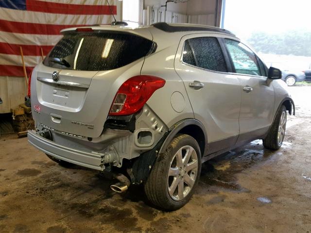 KL4CJESB0FB239612 - 2015 BUICK ENCORE SILVER photo 4