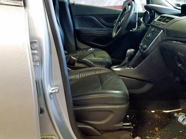 KL4CJESB0FB239612 - 2015 BUICK ENCORE SILVER photo 5