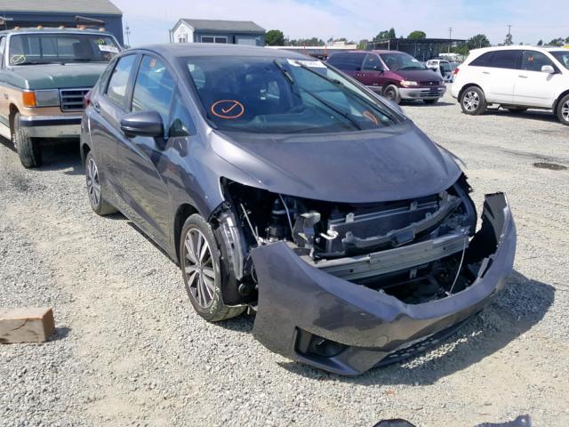 3HGGK5H8XFM723071 - 2015 HONDA FIT EX CHARCOAL photo 1