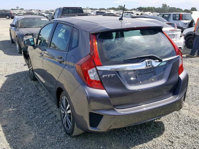 3HGGK5H8XFM723071 - 2015 HONDA FIT EX CHARCOAL photo 3