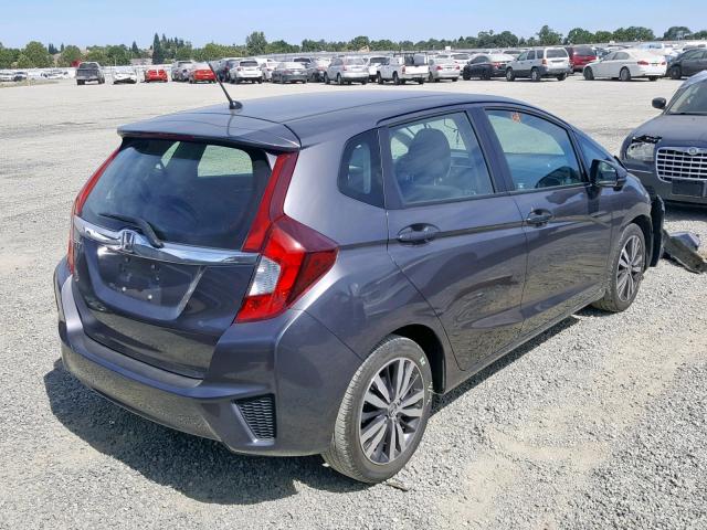 3HGGK5H8XFM723071 - 2015 HONDA FIT EX CHARCOAL photo 4