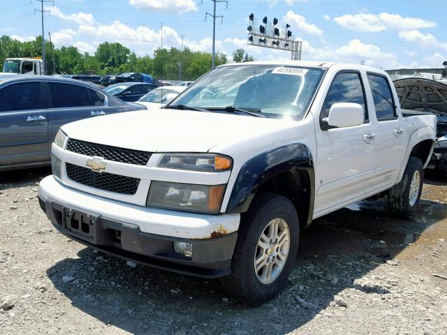 1GCDT13E298158764 - 2009 CHEVROLET COLORADO WHITE photo 2