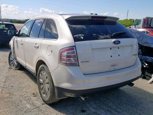 2FMDK49C58BA78246 - 2008 FORD EDGE LIMIT WHITE photo 3