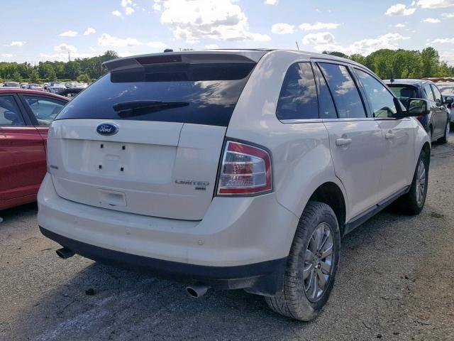 2FMDK49C58BA78246 - 2008 FORD EDGE LIMIT WHITE photo 4