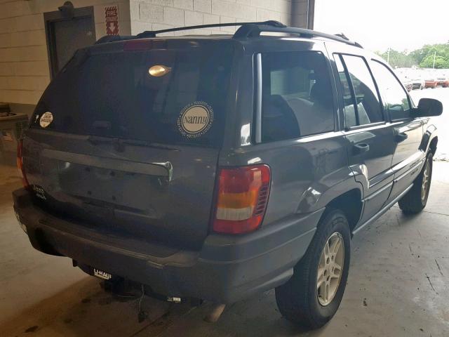 1J4GW48S33C600759 - 2003 JEEP GRAND CHER GRAY photo 4