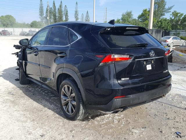 JTJYARBZ0G2049436 - 2016 LEXUS NX 200T BLACK photo 3