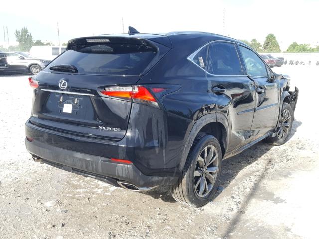 JTJYARBZ0G2049436 - 2016 LEXUS NX 200T BLACK photo 4