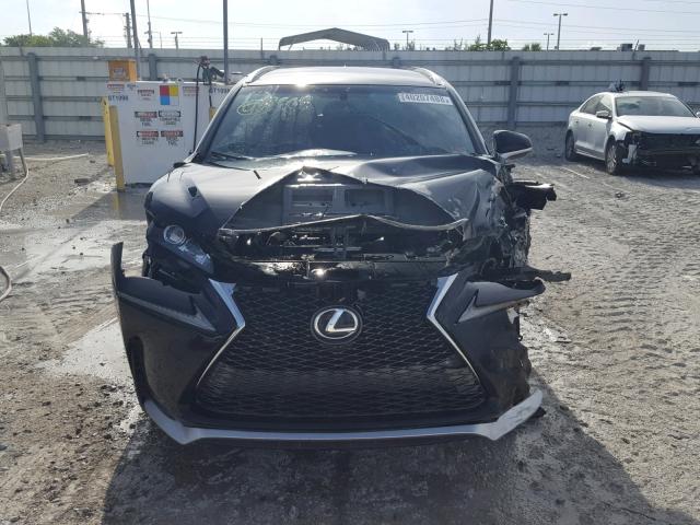 JTJYARBZ0G2049436 - 2016 LEXUS NX 200T BLACK photo 9