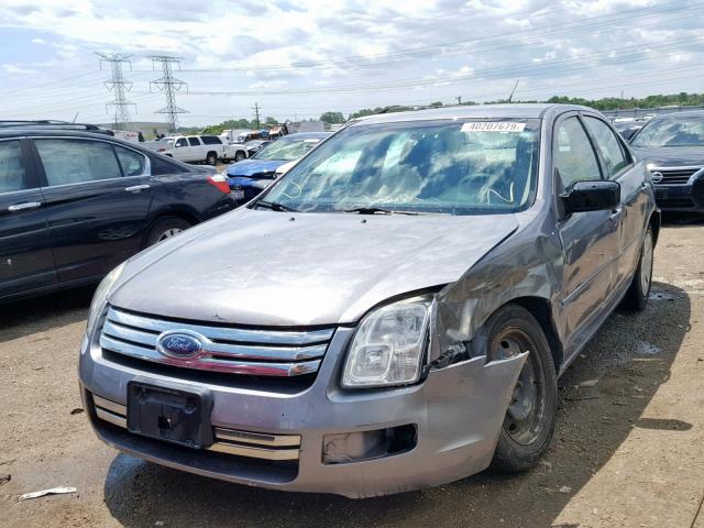 3FAHP06Z87R188223 - 2007 FORD FUSION S GRAY photo 2