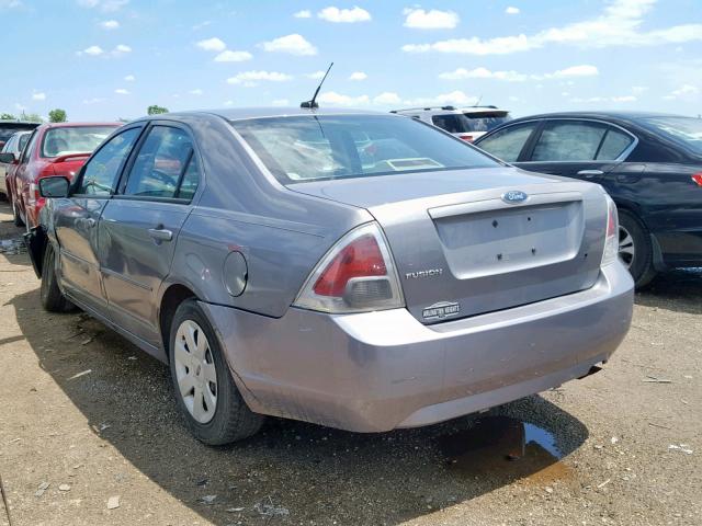 3FAHP06Z87R188223 - 2007 FORD FUSION S GRAY photo 3