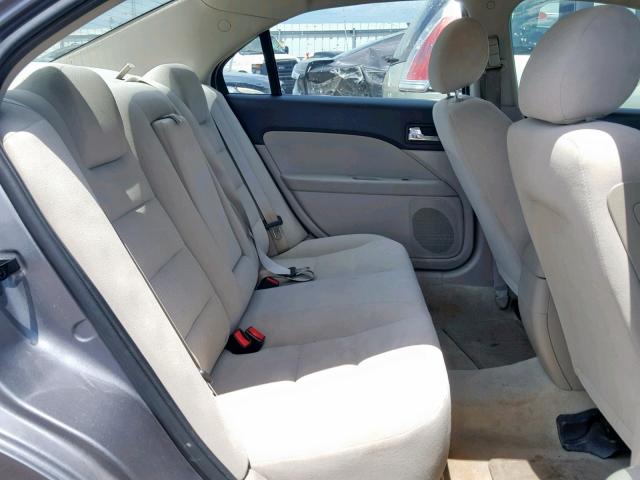 3FAHP06Z87R188223 - 2007 FORD FUSION S GRAY photo 6