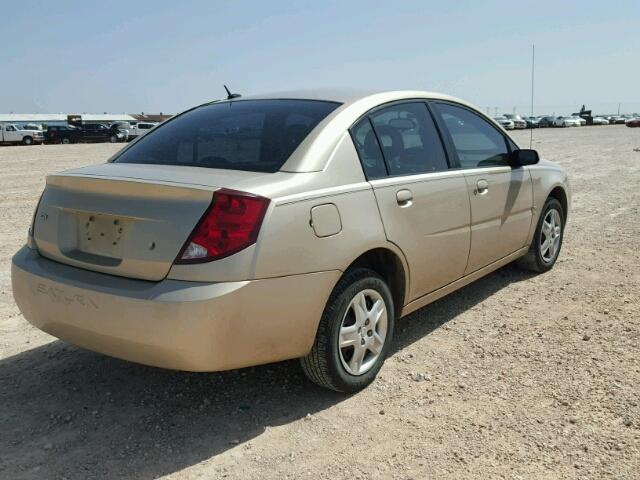 1G8AJ55F97Z131312 - 2007 SATURN ION LEVEL GOLD photo 4