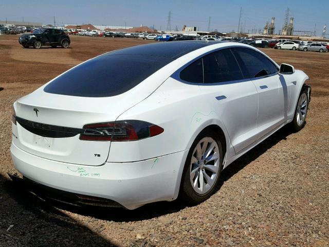 5YJSA1E11GF159635 - 2016 TESLA MODEL S أبيض صورة 4