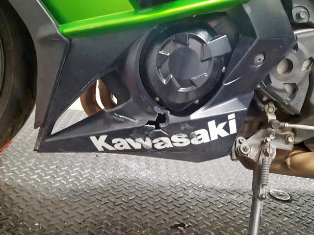 JKAZXCM12EA000746 - 2014 KAWASAKI ZX1000 M GREEN photo 16