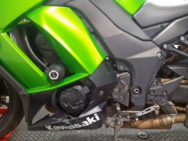 JKAZXCM12EA000746 - 2014 KAWASAKI ZX1000 M GREEN photo 6