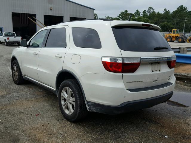 1D4RD4GG2BC708289 - 2011 DODGE DURANGO CR WHITE photo 3