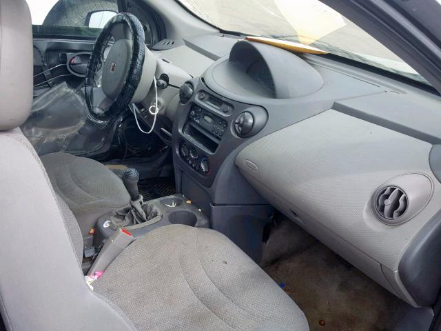 1G8AF52F73Z116372 - 2003 SATURN ION LEVEL SILVER photo 5
