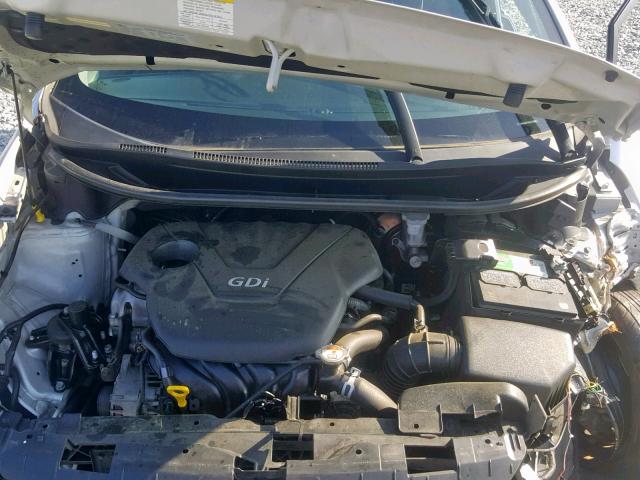 KNADM4A39E6415485 - 2014 KIA RIO LX SILVER photo 7