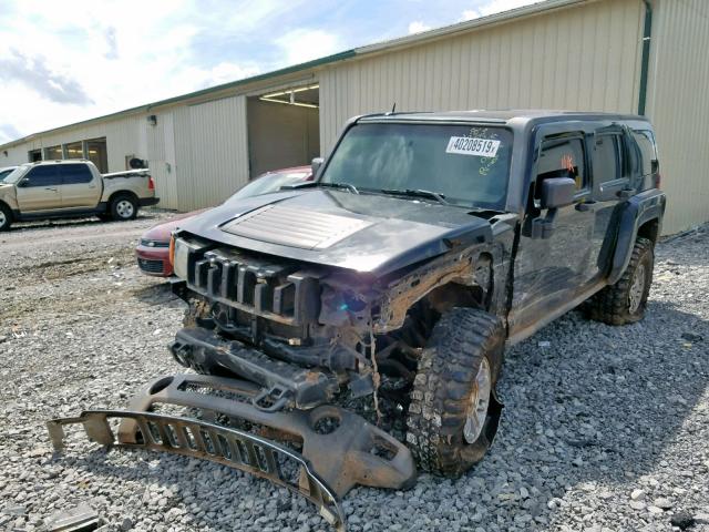 5GTDN136968285759 - 2006 HUMMER H3 BLACK photo 2