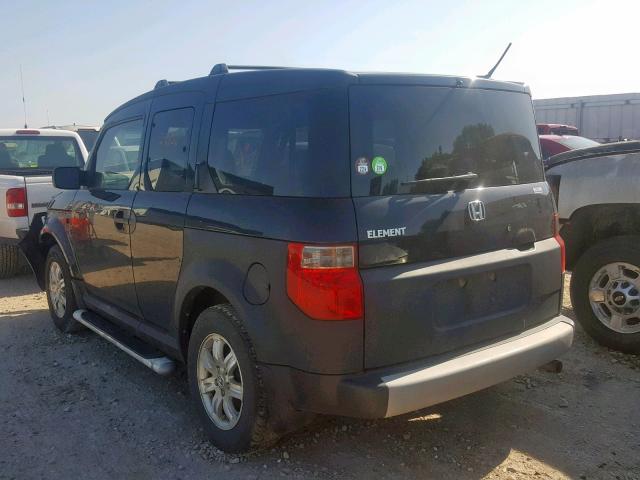 5J6YH28606L005684 - 2006 HONDA ELEMENT EX BLACK photo 3