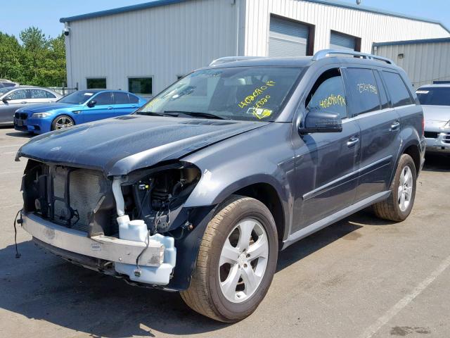 4JGBF7BE3BA630449 - 2011 MERCEDES-BENZ GL 450 4MA GRAY photo 2