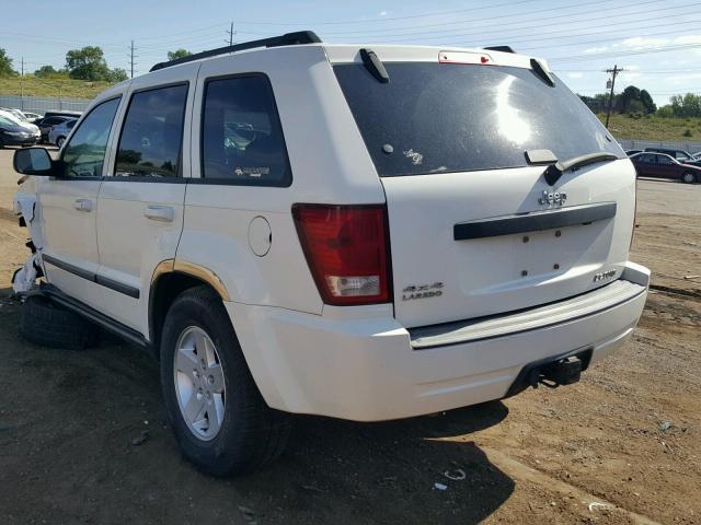 1J8GR48K77C602297 - 2007 JEEP GRAND CHER WHITE photo 3